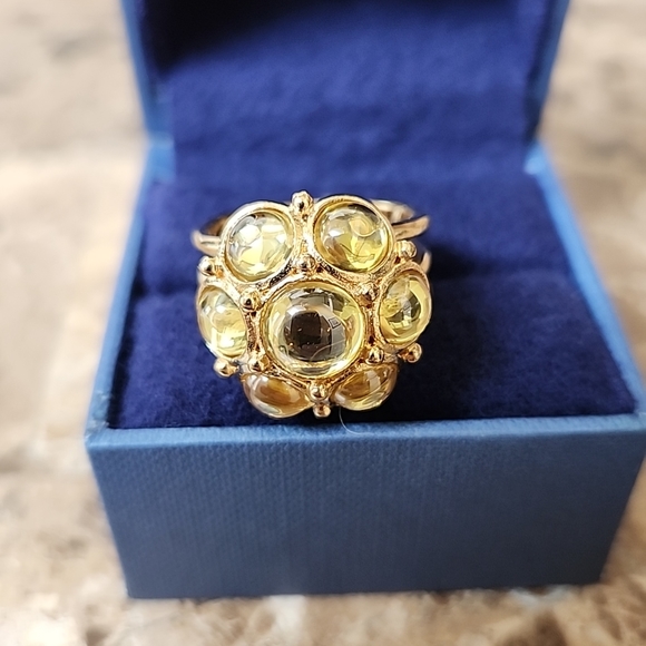 NEW 14k gold plated Temple St. Clair for Target Ring Limited Edition 2010 size 8 - Picture 5 of 7